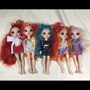 Rainbow High Set Of 5 Dolls
